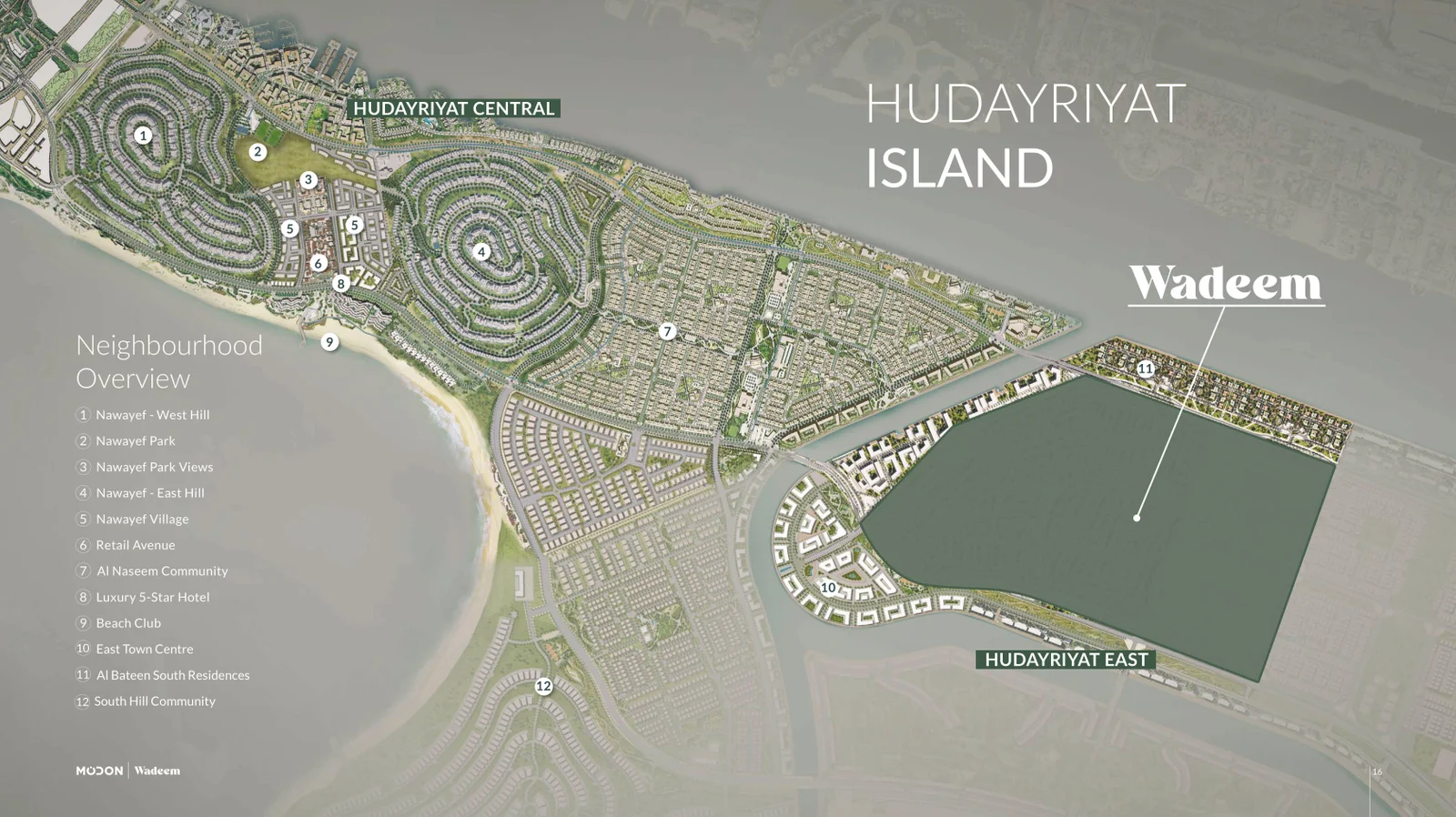 Sunset Bay Dubai Islands Location Map